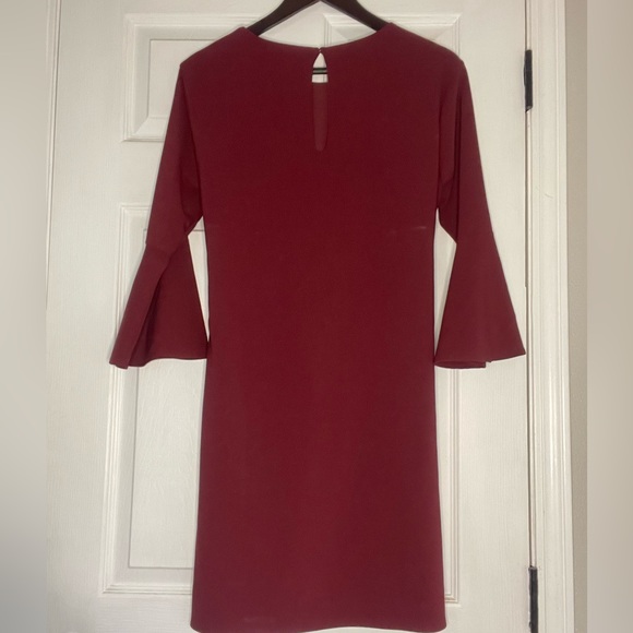 Lulu’s Burgundy red party dress - Picture 2 of 3